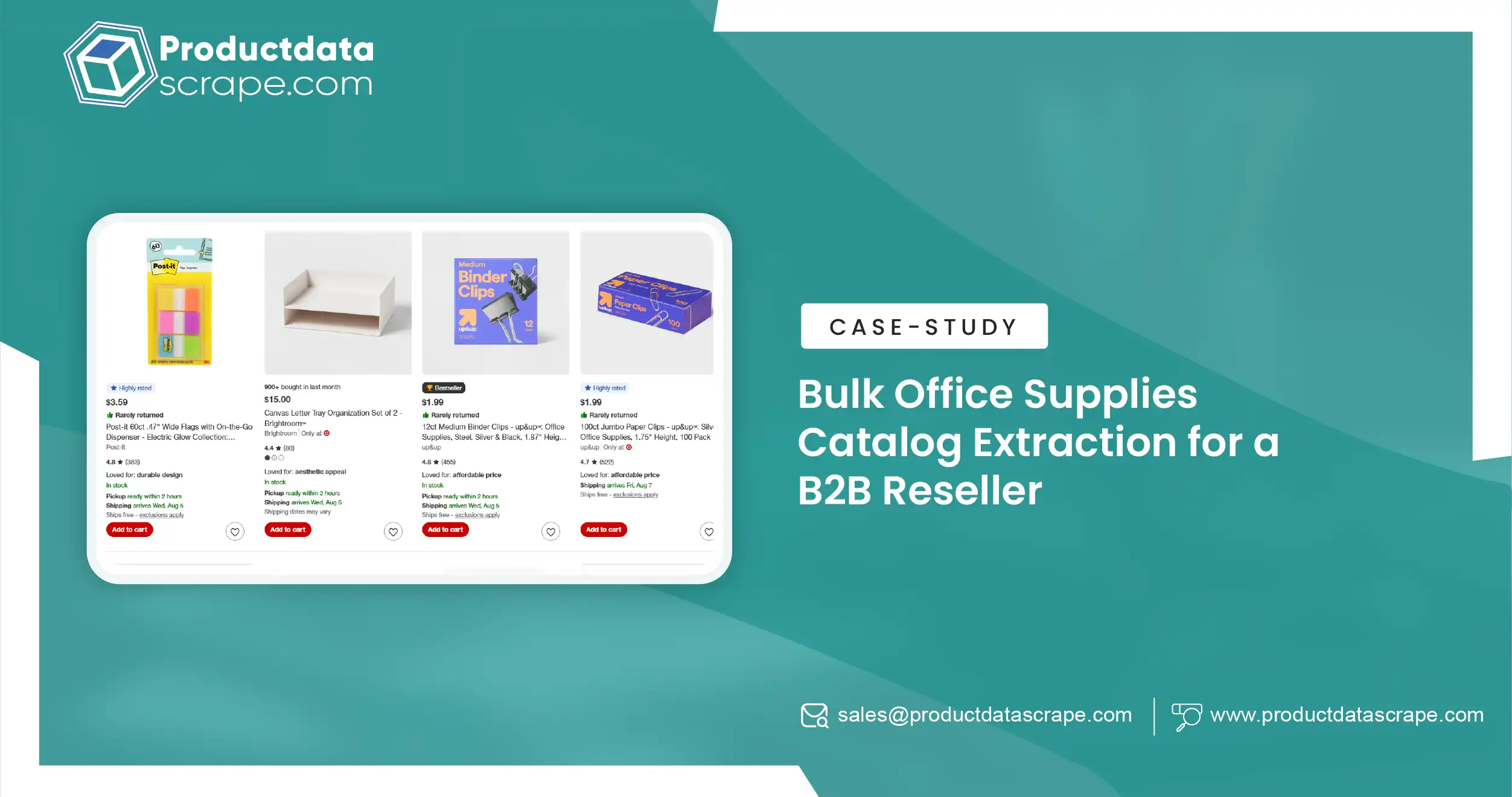 Bulk Office Supplies Catalog Extraction for a B2B Reseller
